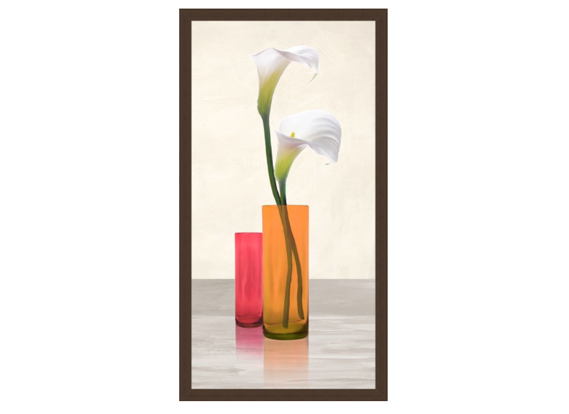 Ann Cynthia - Callas dans Crystal Vases Orange