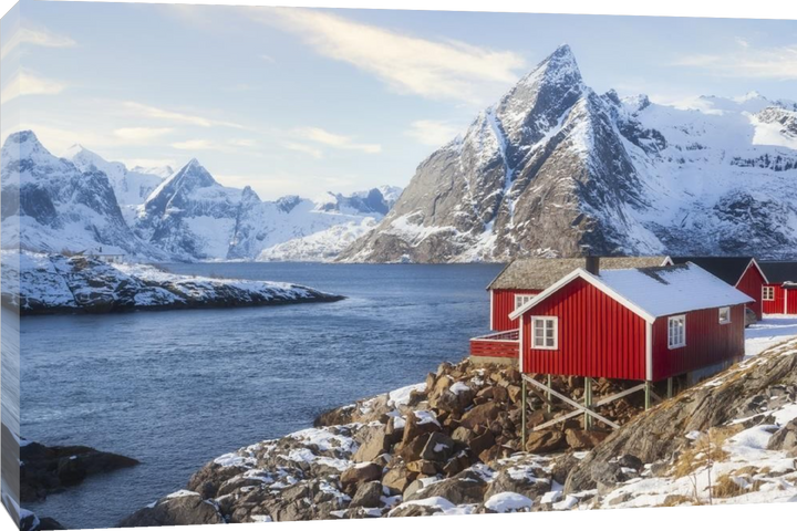 Blair Stevenson - Îles Lofoten - Huttes de pêche norvégiennes traditionnelles en hiver VI
