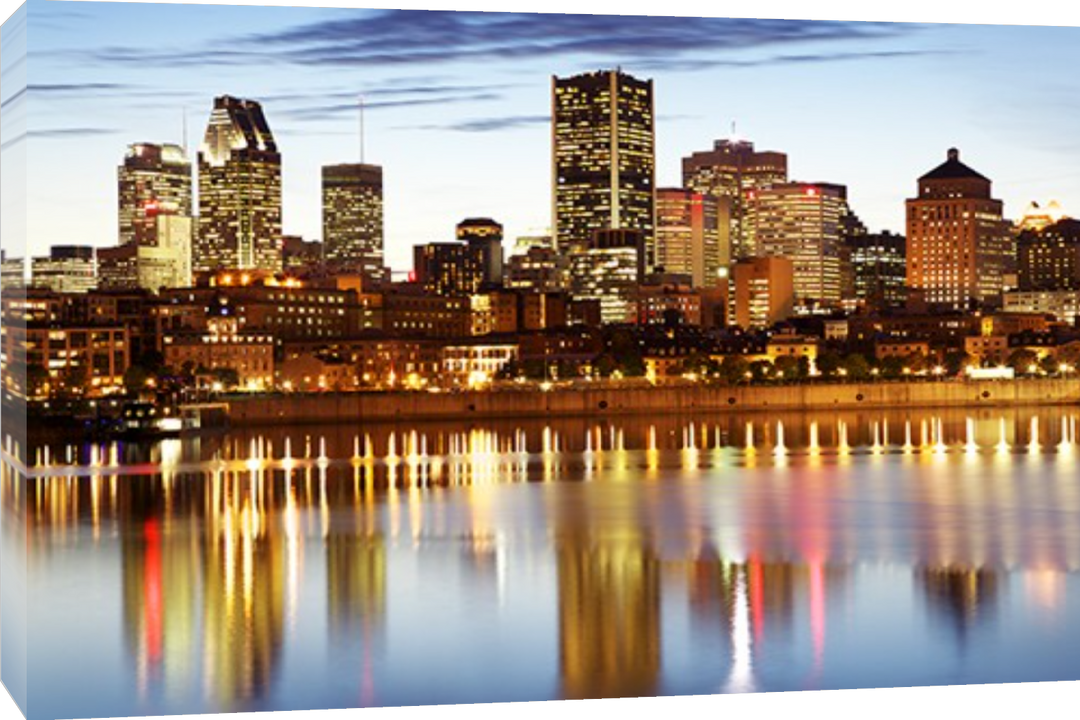 Cheryl McKenny - Montreal Skyline At Dusk, Canada