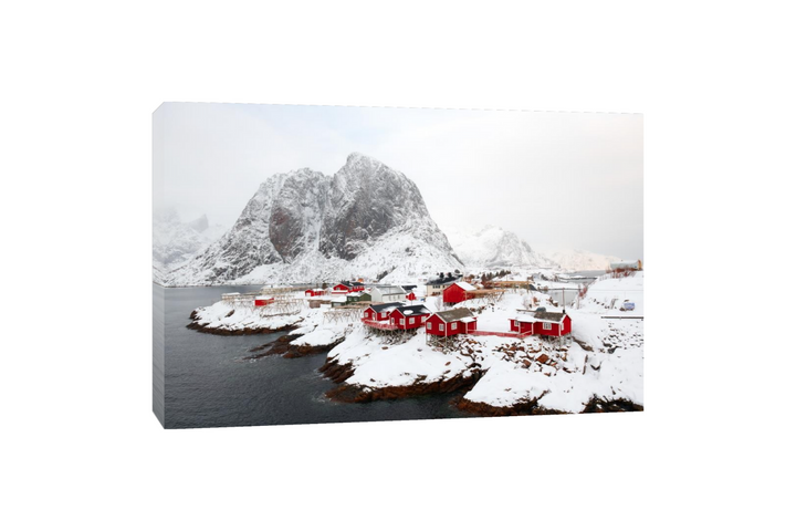 lair Stevenson - Îles Lofoten - Huttes de pêche norvégiennes traditionnelles en hiver V