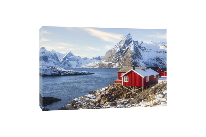 Blair Stevenson - Îles Lofoten - Huttes de pêche norvégiennes traditionnelles en hiver VI